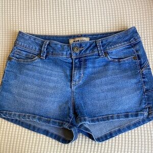 Blue Spice Denim Lowrise Shorts